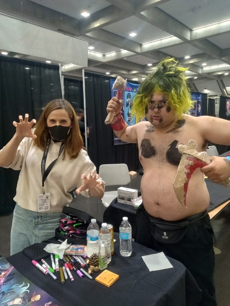 Me and Abby Trot (nezuko) from sacanime in January 2025