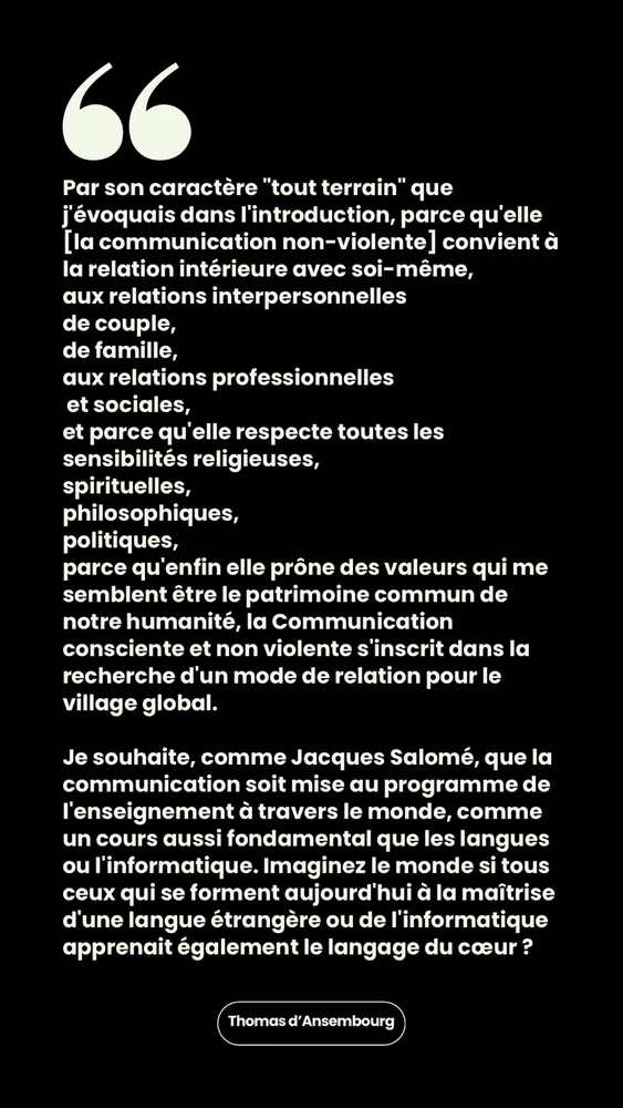 Communication non violente 🕊️