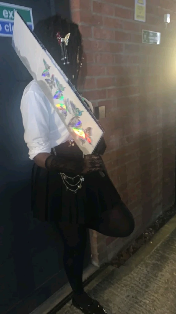 Photo of my Akiko Yosano cosplay from May 2024 before my first convention 