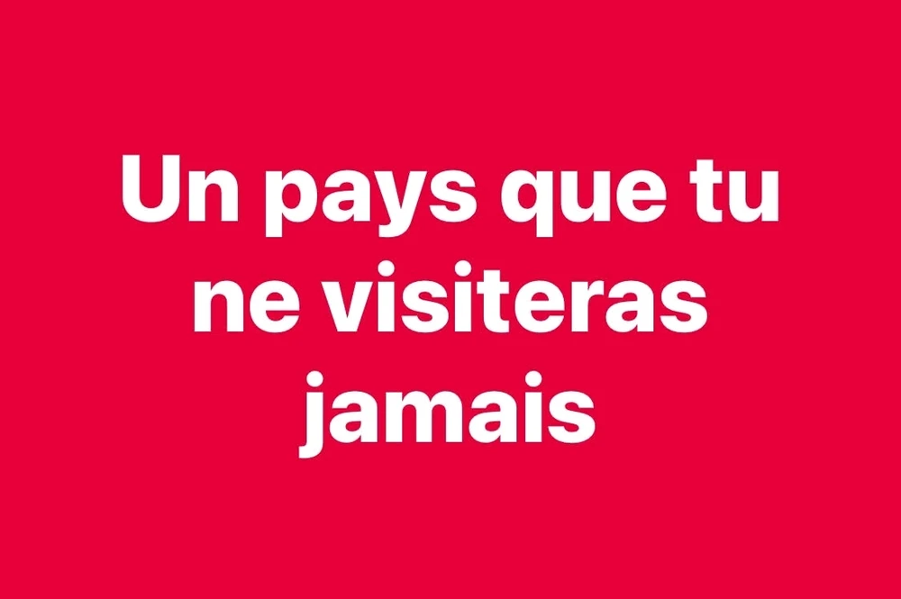 Moi ça serait ... les pays en guerre bien évidemment 😬