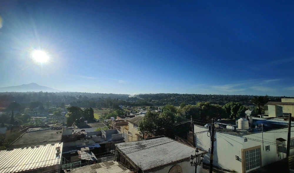 The sky decided to dress in the the most absolutely beautiful blue.