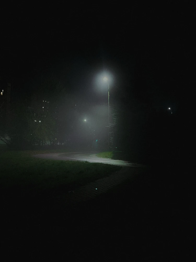 Ночная прогулка.