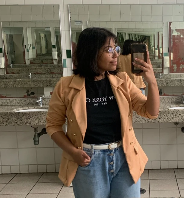 O único look da semana que eu não reclamei de ter escolhido (talvez) 🫠