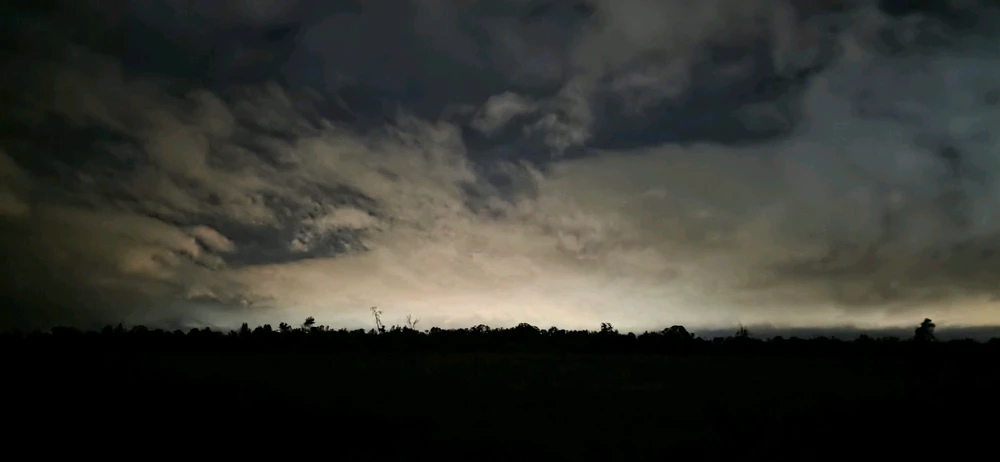 Moonlight walk turned into a rainy walk