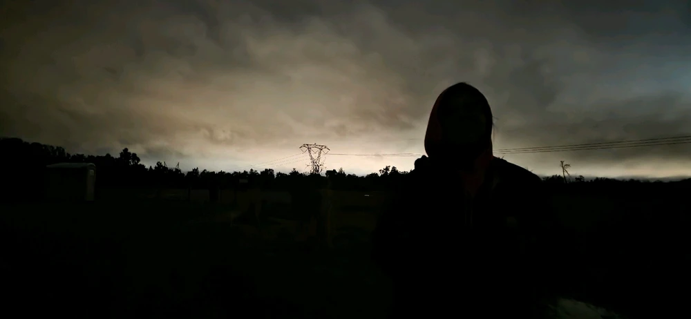 Moonlight walk turned into a rainy walk