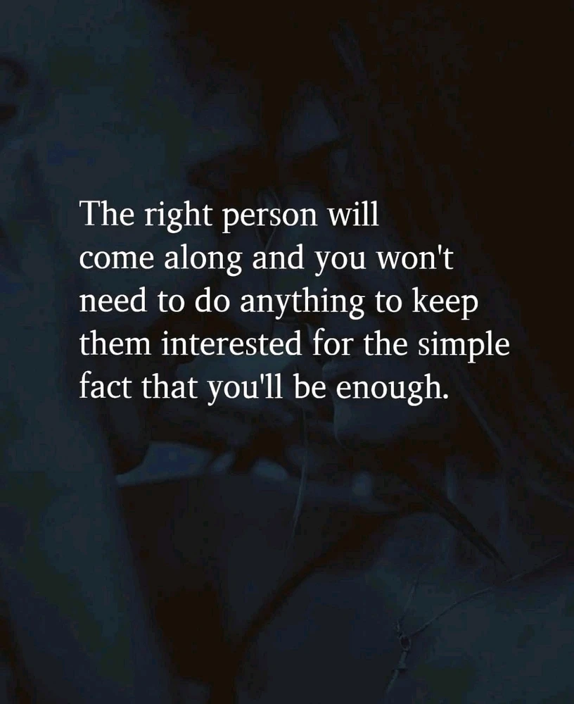 You'll be Enough 🥀