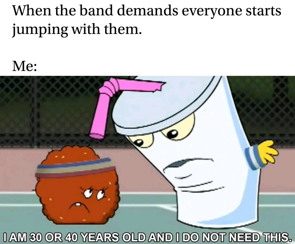 I Love concerts, But I feel this