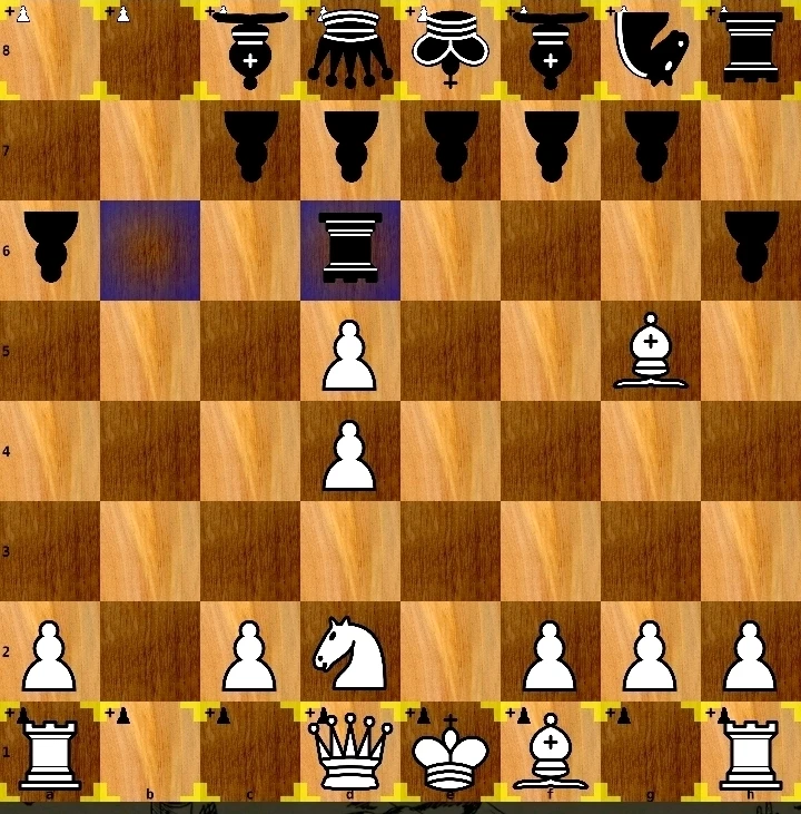 I am gradually knitting a cape and playing chess with a friend.