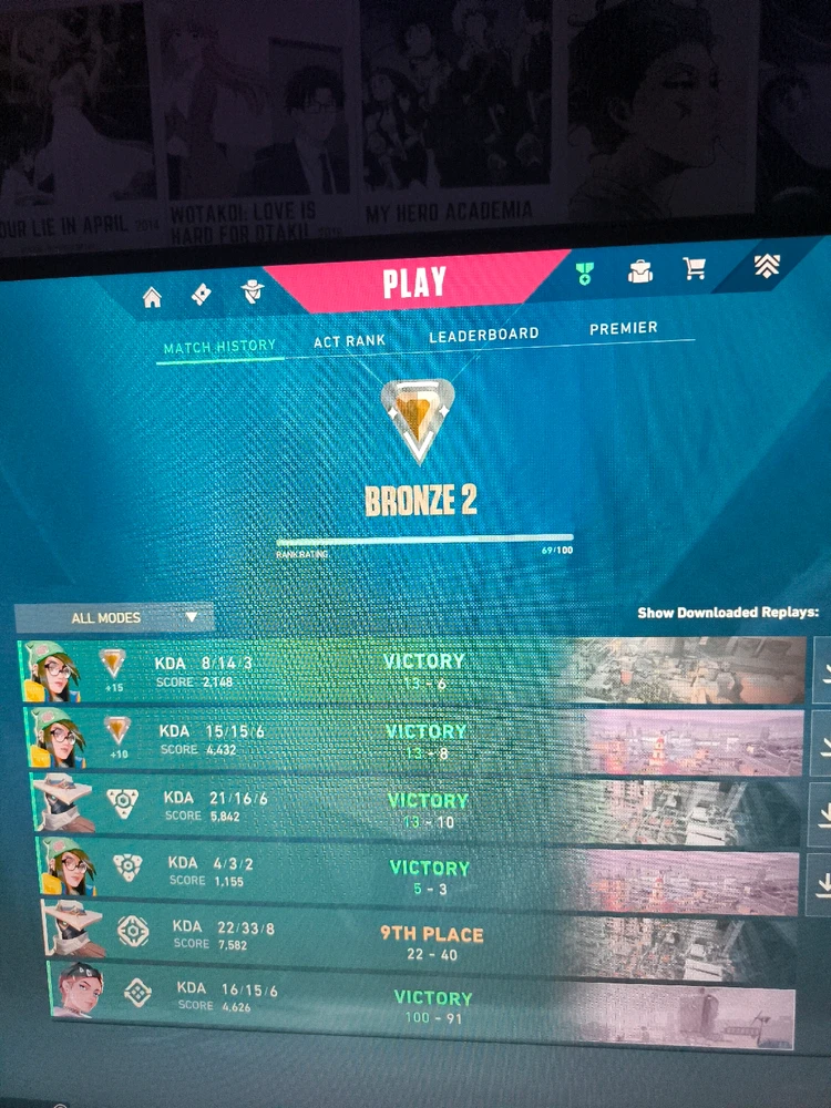 Siempre ha dicho que no me interesa subir de rango pero me hace muy feliz ir subiendo poco a poco aunque no juegue mucho🥹