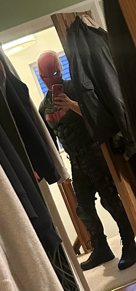 Just the pics of my current cosplay of Red Hood wanted to post