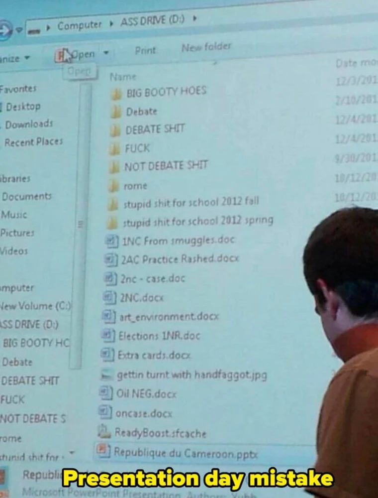 Always be aware prior to screenshare.