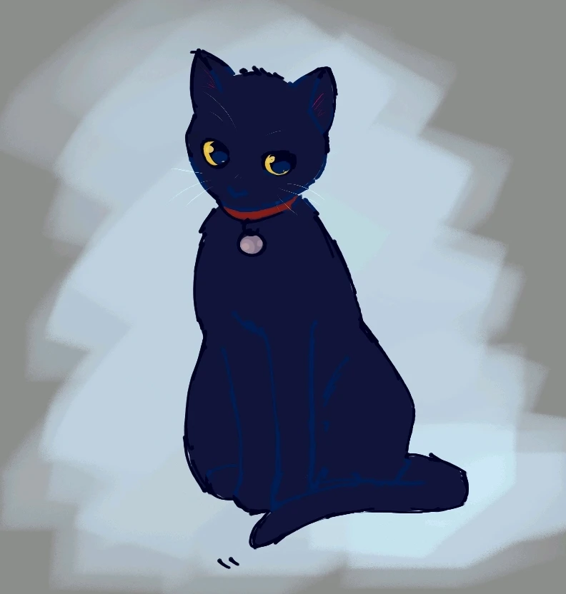 Un dibujito de Mi Michi de un amigo