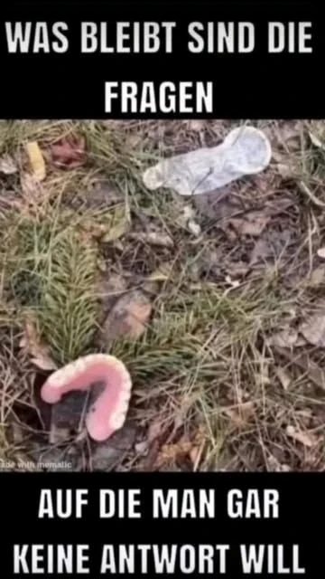 Lasst es schön wirken und dann