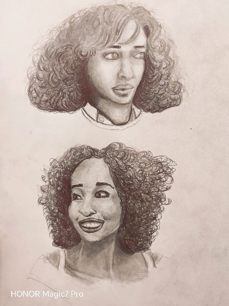 Trying to practice different face poses