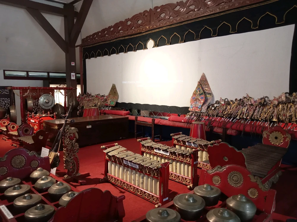 Traditional Javanese Puppet Shadow Show (Wayang Kulit)