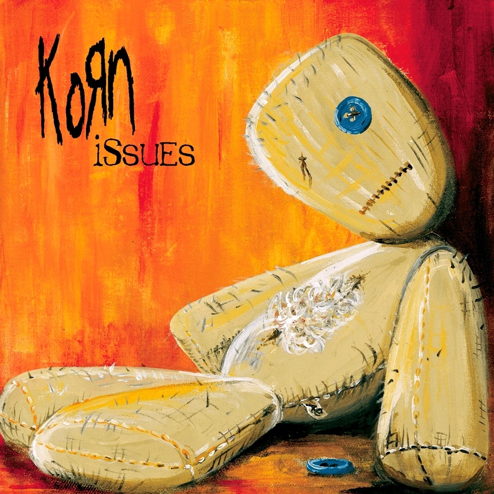 tried drawing the album cover for "issues" by KoЯn