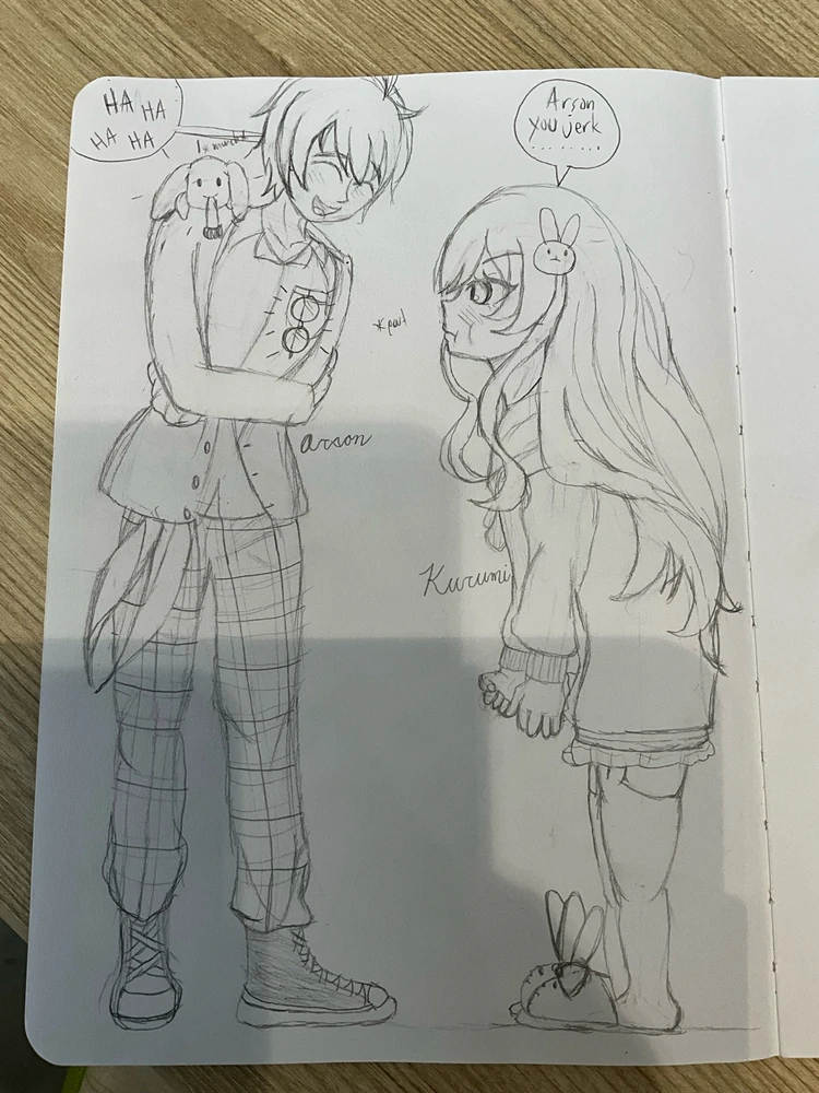 Sketches I drew before I took my hiatus from art to pursue video editing