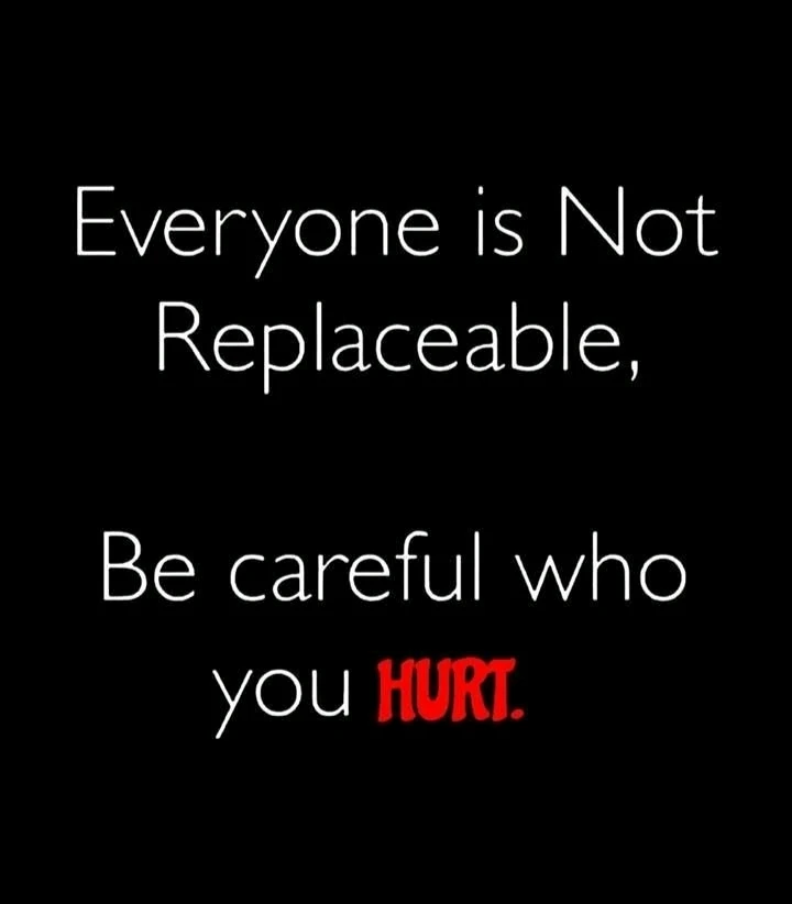 Be very careful..