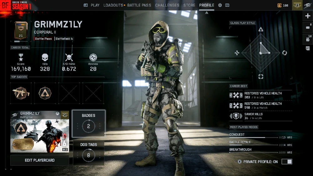 My first hours on battlefield 6