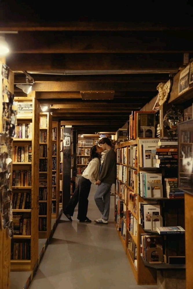 A book worm with another one... what a romance!