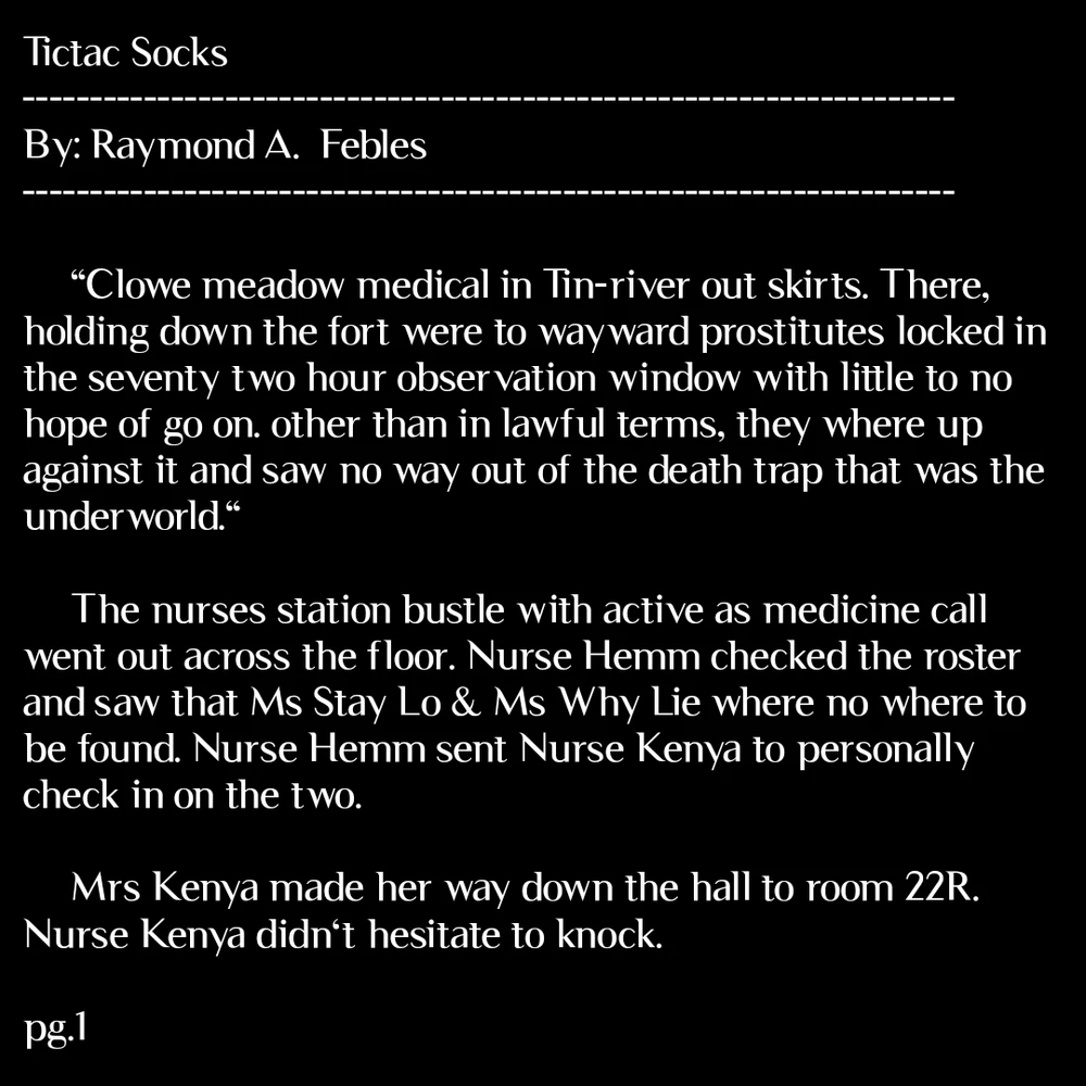 New Hospital fiction