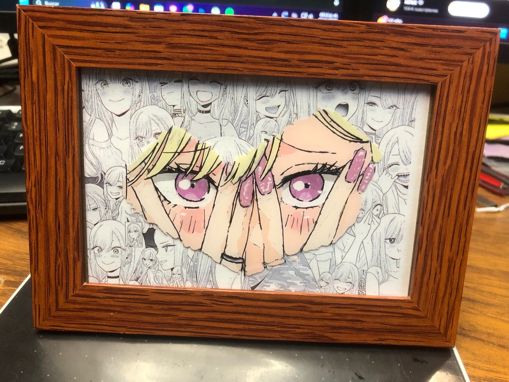 Hice este cuadrito de Marin