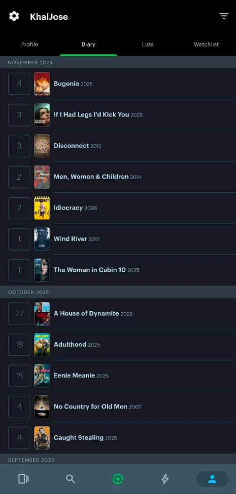 anyone else on Letterboxd?