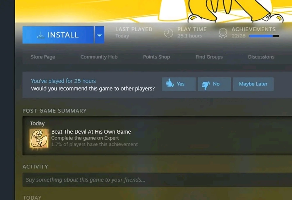 Whats a gaming achievement that you're proud of?