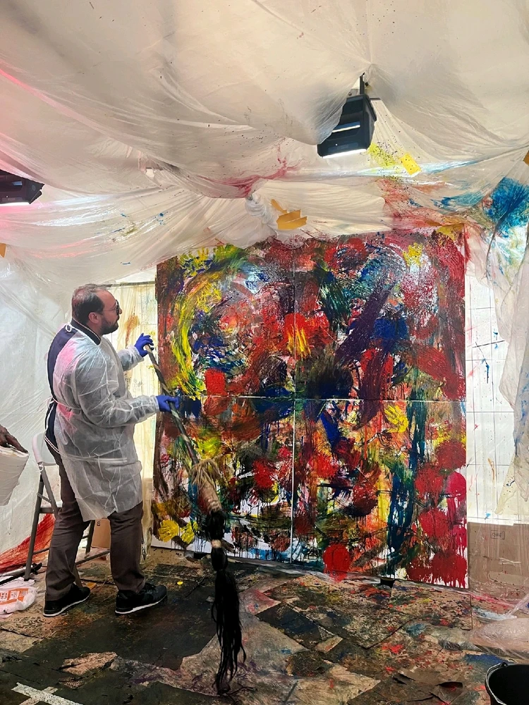 Peinture collective pour la santé mentale