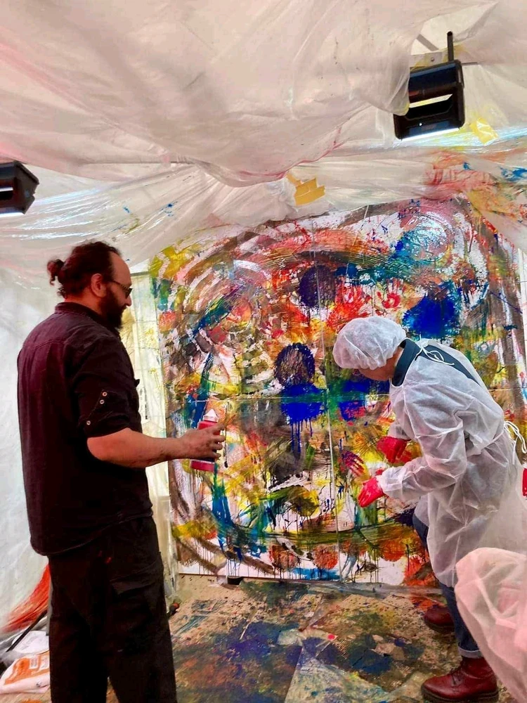 Peinture collective pour la santé mentale