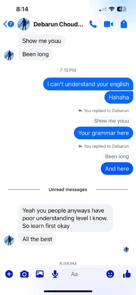 If someone know this mention him here his from india