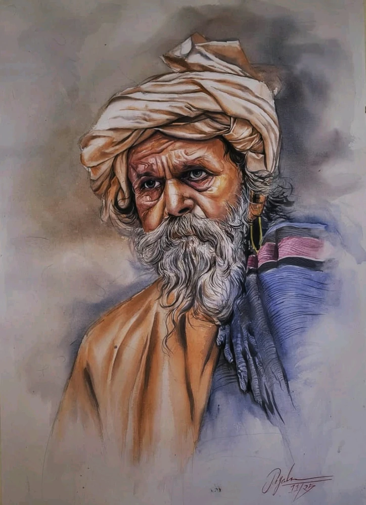 Watercolor painting..
Took me 5 days to make this 2×2×5 feet watercolor painting..which one is your fev medium???...