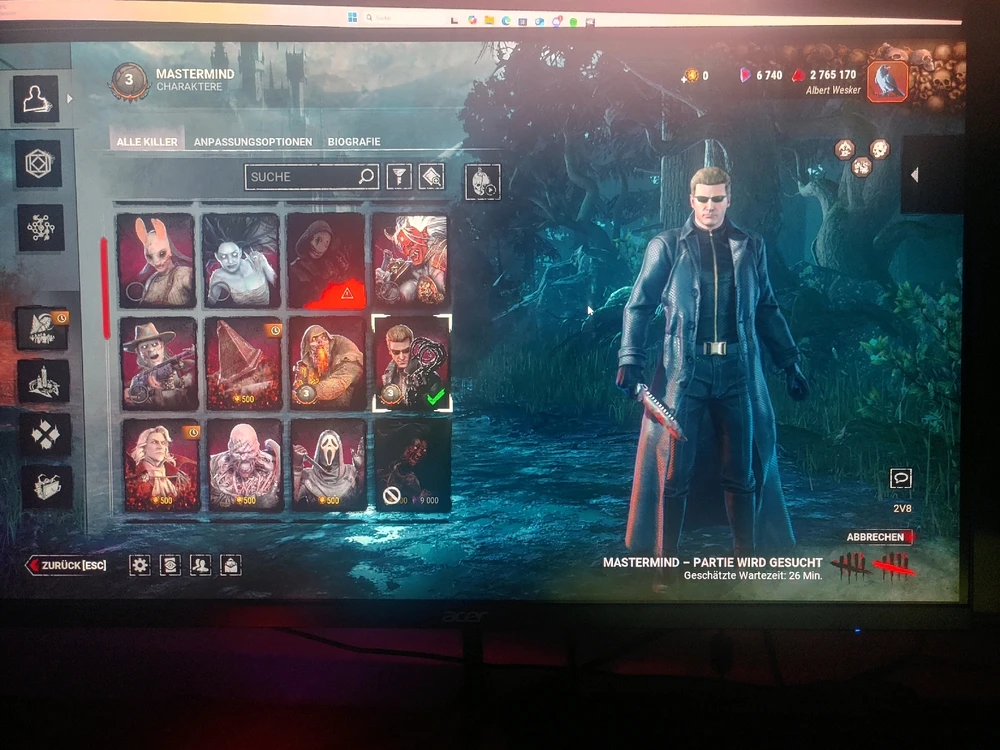 Bischen DbD zocken und was geht bei euch so?