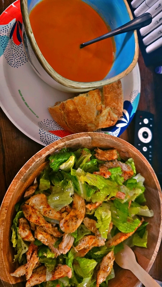 Just a little soup & salad