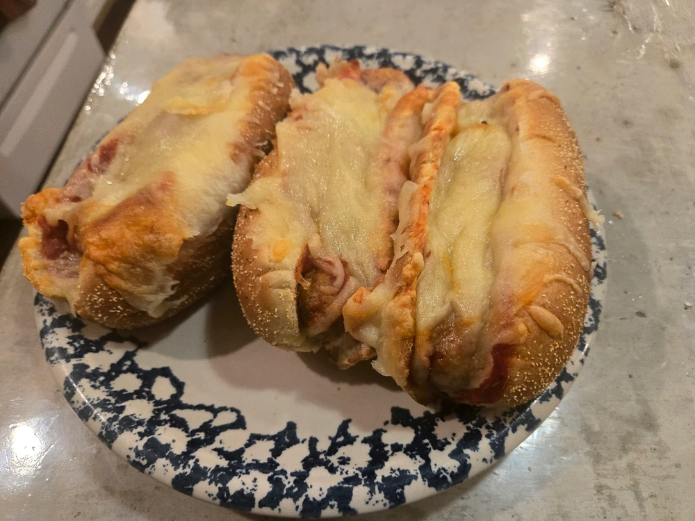 Meatball subs are easy to make at home, and so good. Great for a movie night with friends.