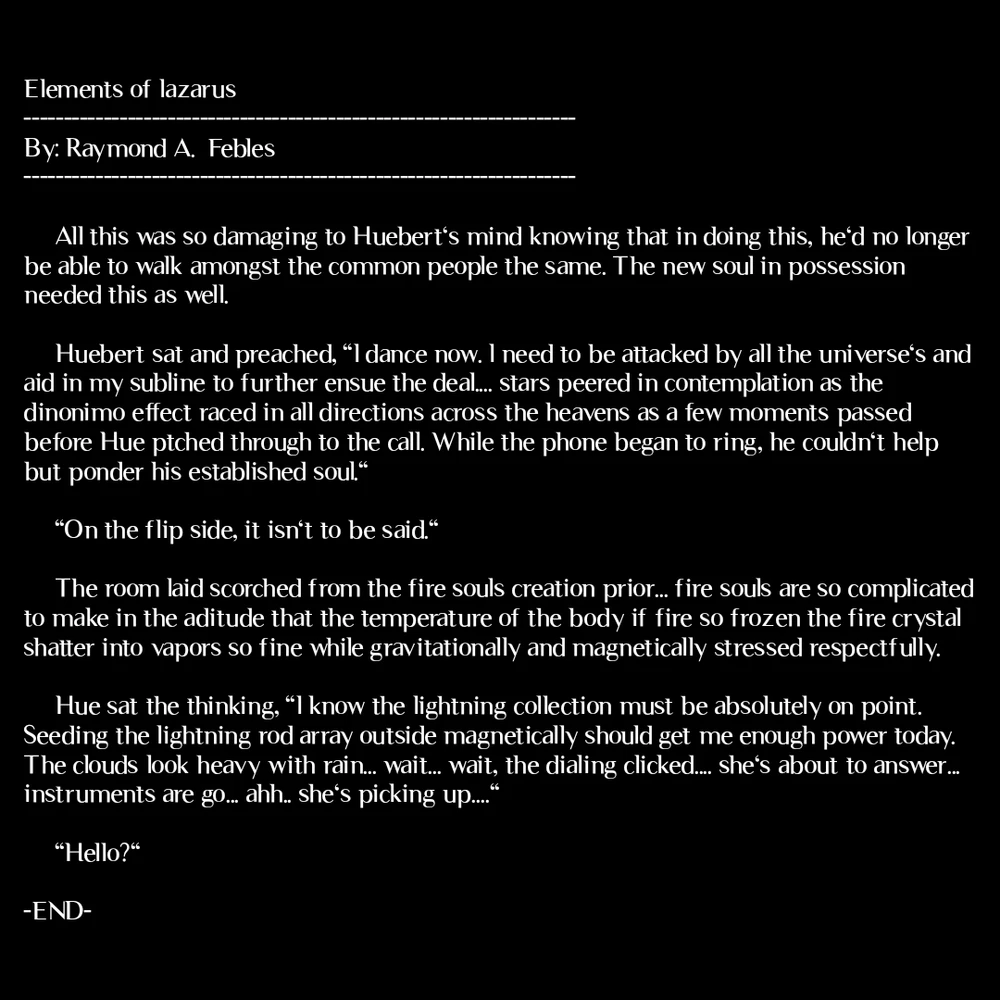 Nuts & bolts sci-fi piece.