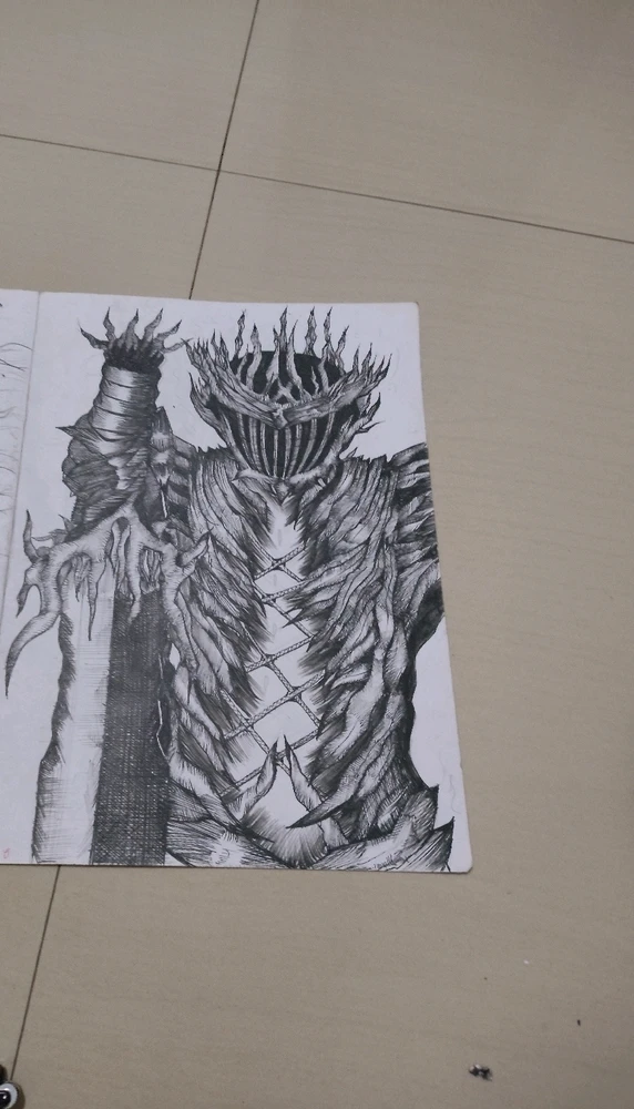 The sword is messed up