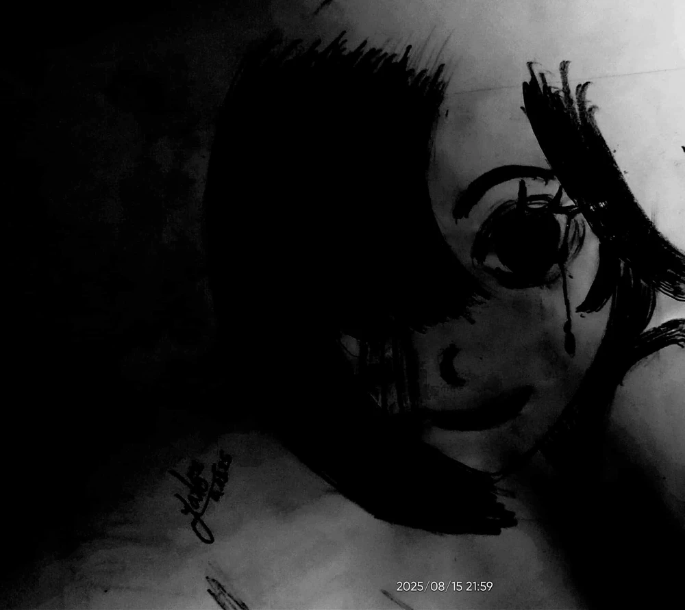 My trad art T-T she became way too creepy