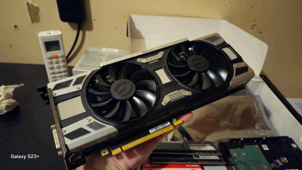 My old graphics card from my pre-built pc