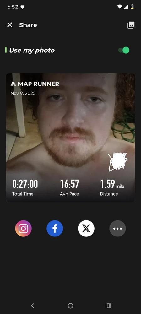 Another day of walking and jogging