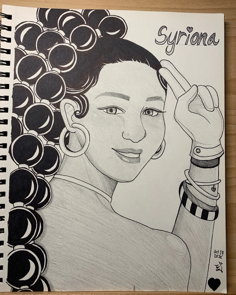 Drew my crush 👉👈 🥺❤️