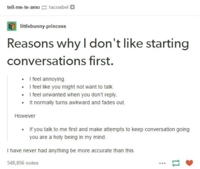 i only feel this way once im attached lol