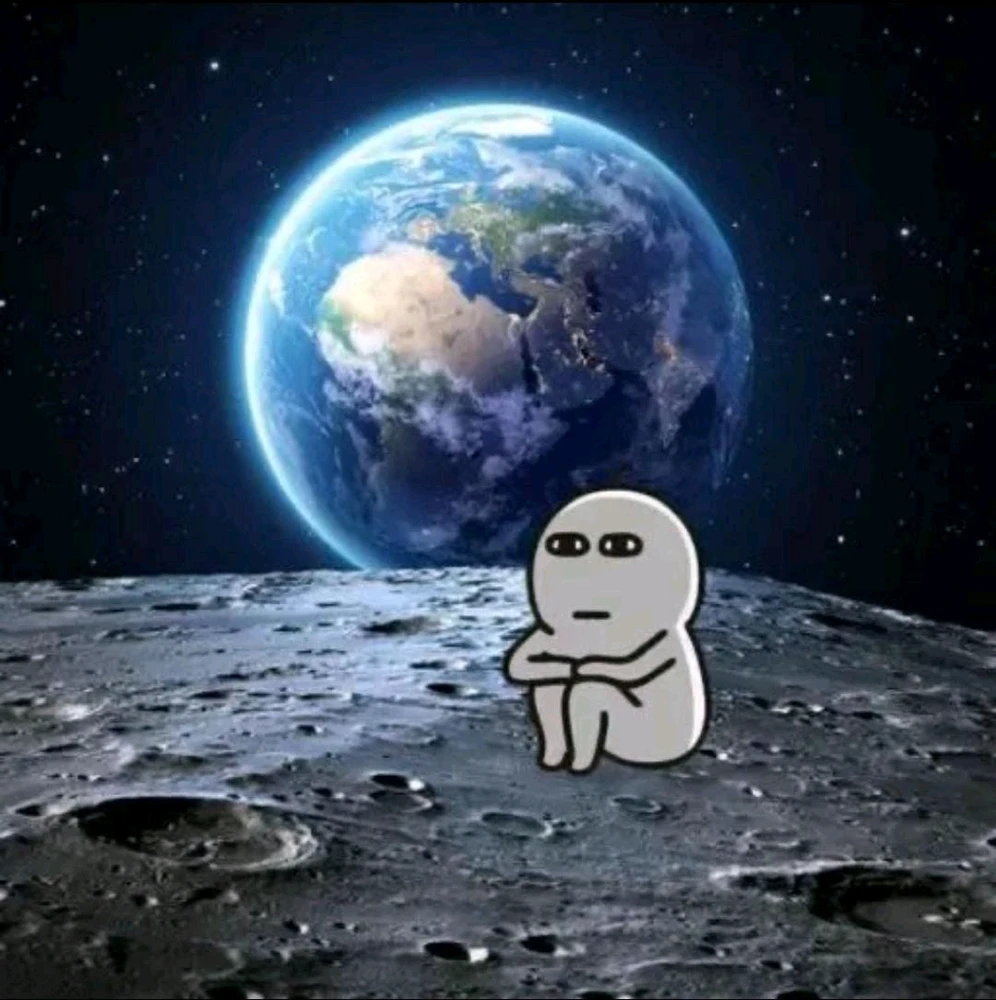 Me wait for my man to come over since now I'm living on the moon, because someone's boyfriend has promised her that he would burn the world for her...