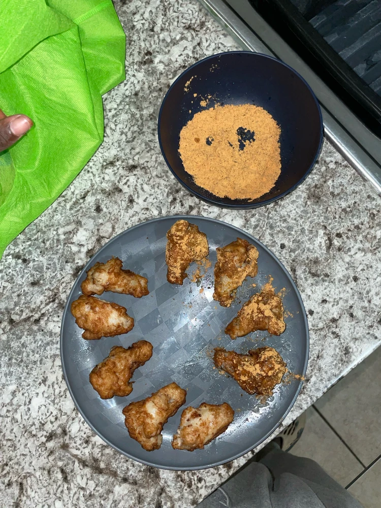 Louisiana dry rub wings 🪽