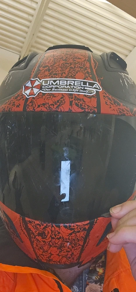Umbrella Corp Motorcycle helmet 💯