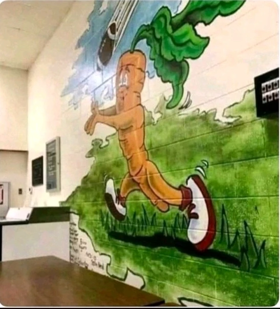 This carrot should put on some pants 🥕👖