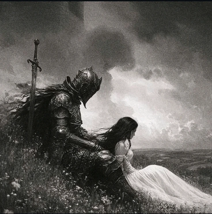 Tell me you will marry me if I win this battle and I'll come back to you alive and unwounded.