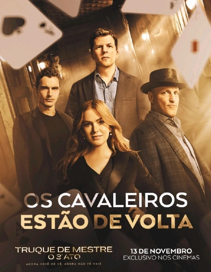 Bora de cinema, ver Truque de Mestre 3 ?