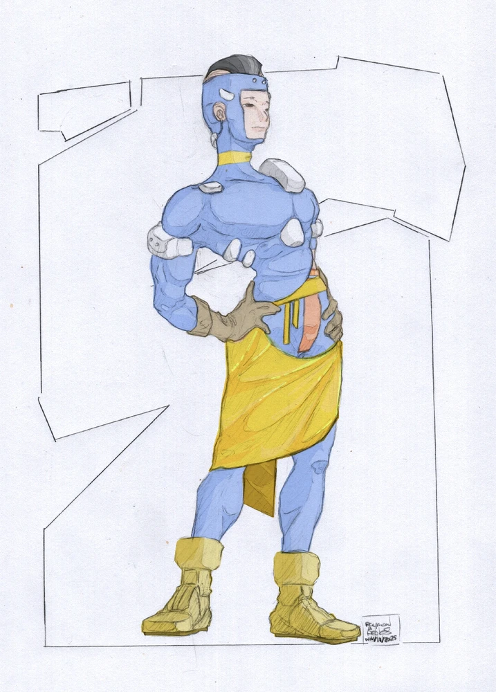 Original Character: Chapter' the heartless. (Color reneder.)