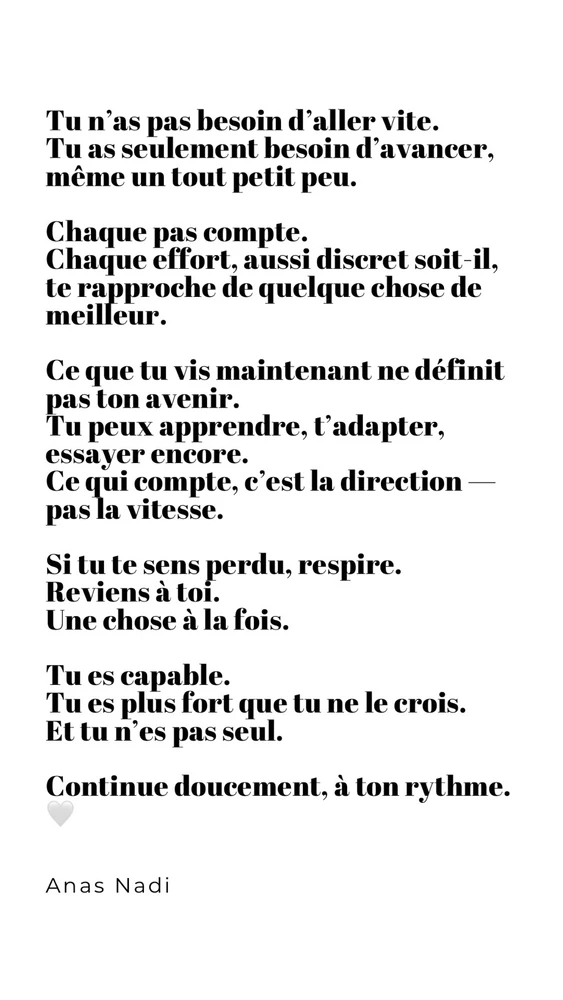 Texte réconfortant 🤍